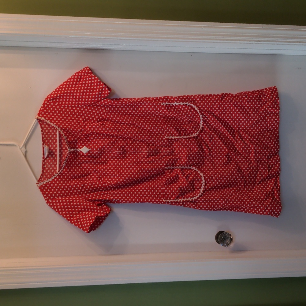 Vintage polkadot dress.